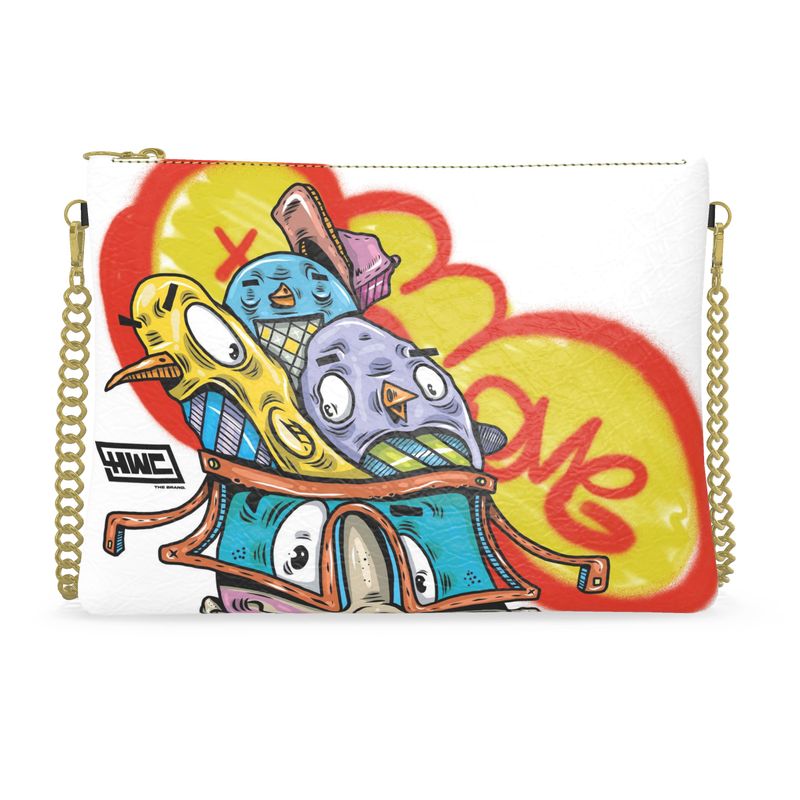 Bird Head Crossbody Bag with Chain